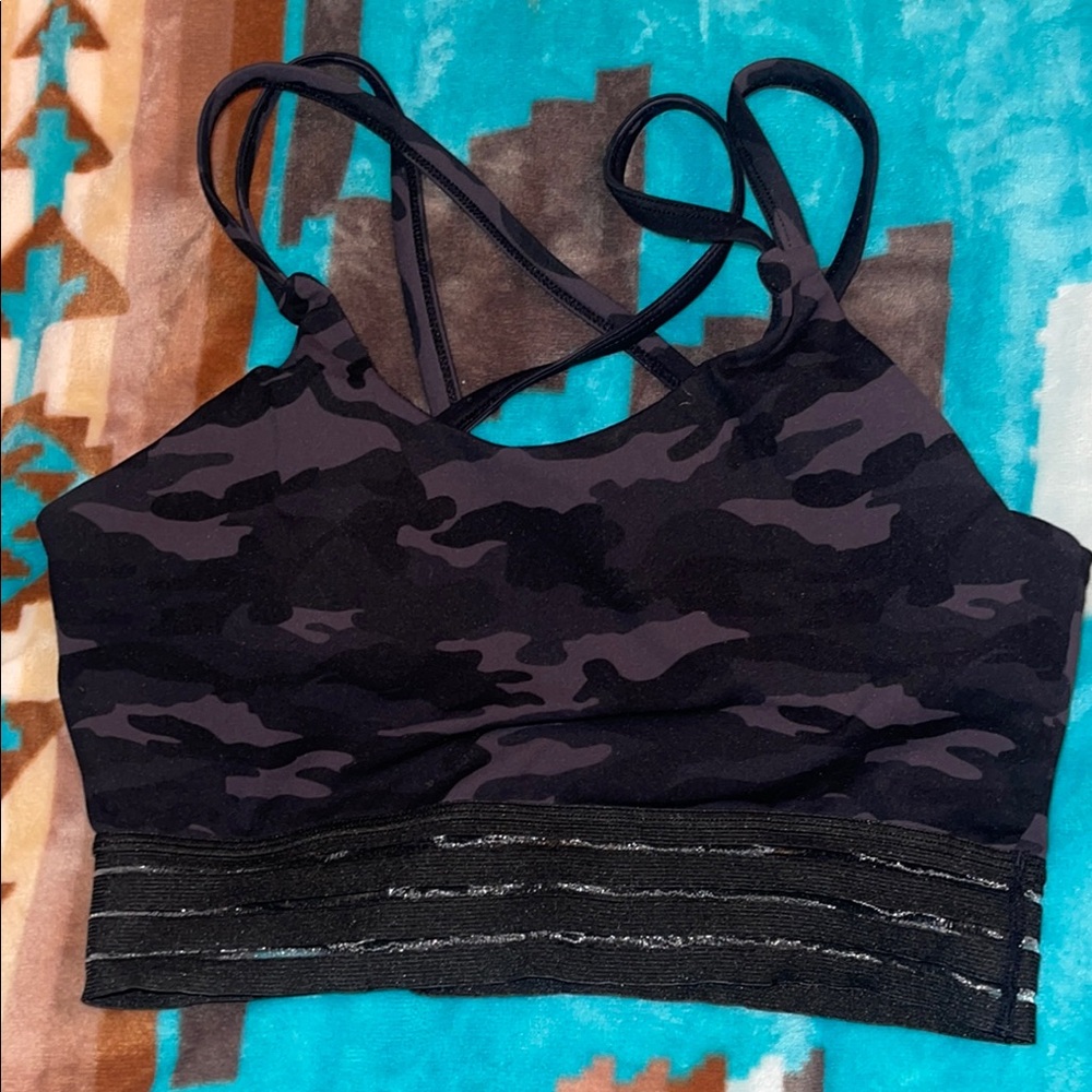 Camo Print sports bra